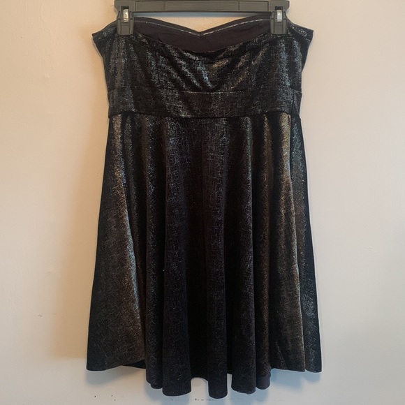 FREE PEOPLE velvet strapless dress MED - Picture 4 of 6